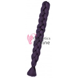 Coada de par afro impletita de 100 cm Premium 1 - Dark  Purple 100S850K